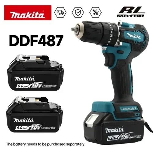 Makita Drill Ddf484 - マキタ 100% オリジナル DDF487 コードレスドライバードリル 18V