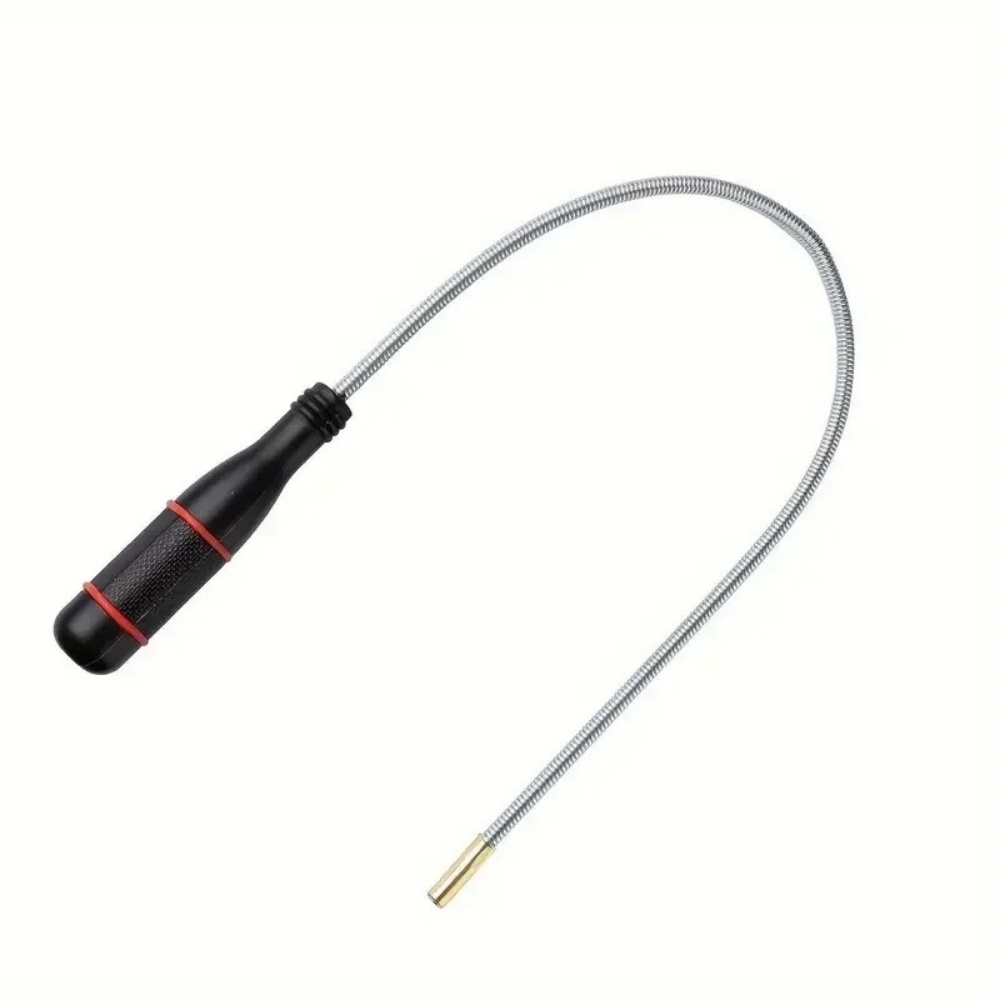 Drain Snake Flexible - 1個入りマグネット式ピックアップツール、柔軟で曲げられるスネーク型ピックアップ、落下物の位置特定用、シンクの排水口への手の届かない場所の物を拾うための吸着バー