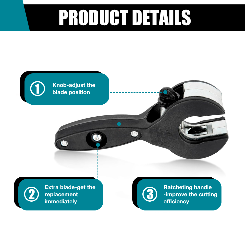 6-29mmラチェットパイプカッター、家庭用多目的切断ツール - Pipe Cutter Ratchet のレビューと価格