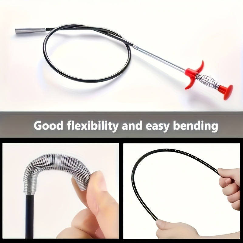 1個入り下水道清掃器、トイレの詰まり解消器 - 家庭用トイレ - Drain Pipe Clip のレビューと価格