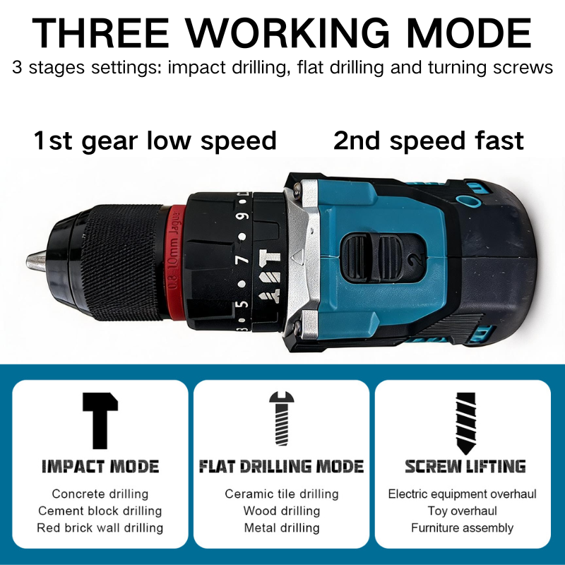 HKELFA ブラシレス電動ドリルドライバー 10MM デュ - Makita Drill Ddf484 のレビューと価格