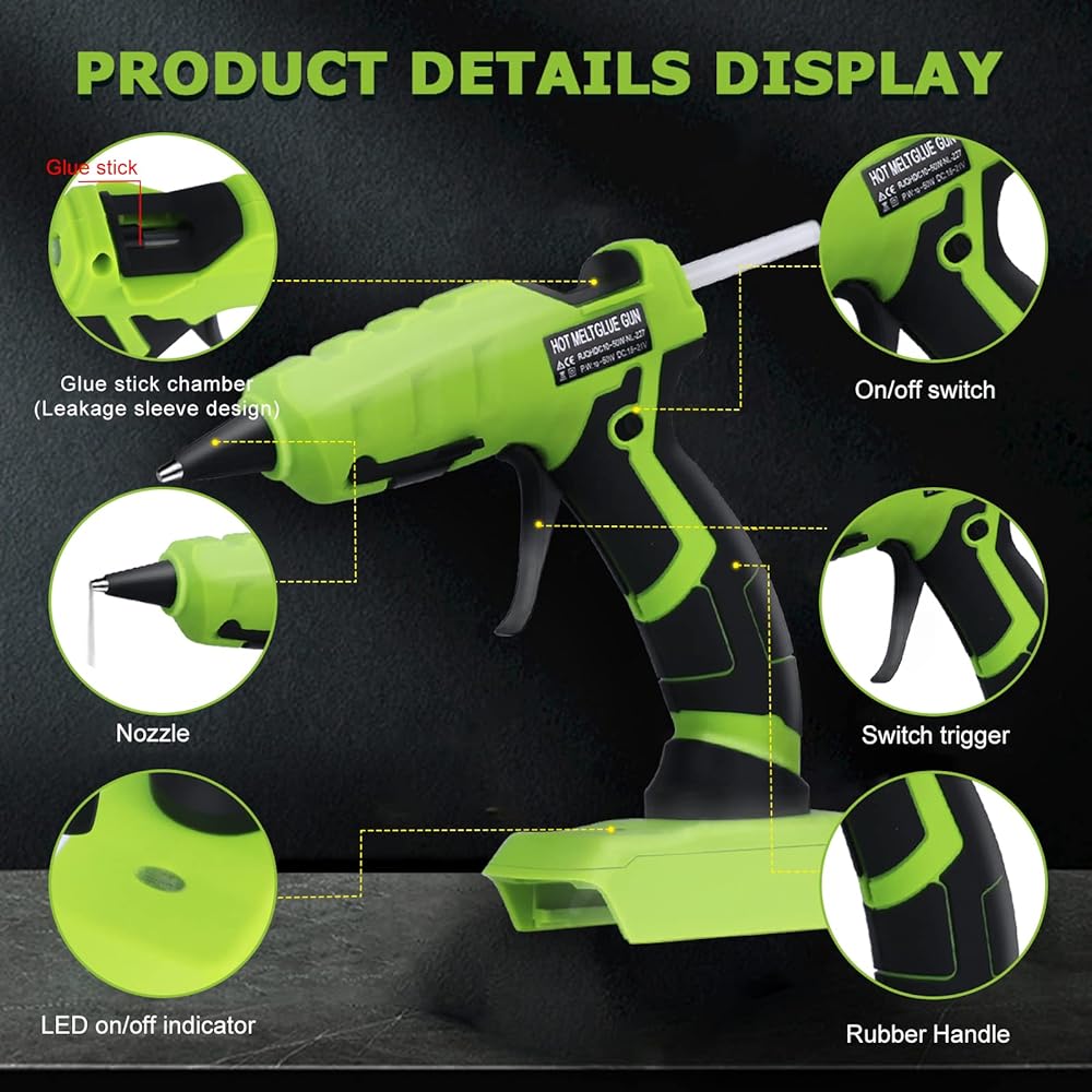 コードレスホットグルーガン,ミルウォーキー用接着剤ガン,デウ - Black+Decker Tool 20V Max のレビューと価格
