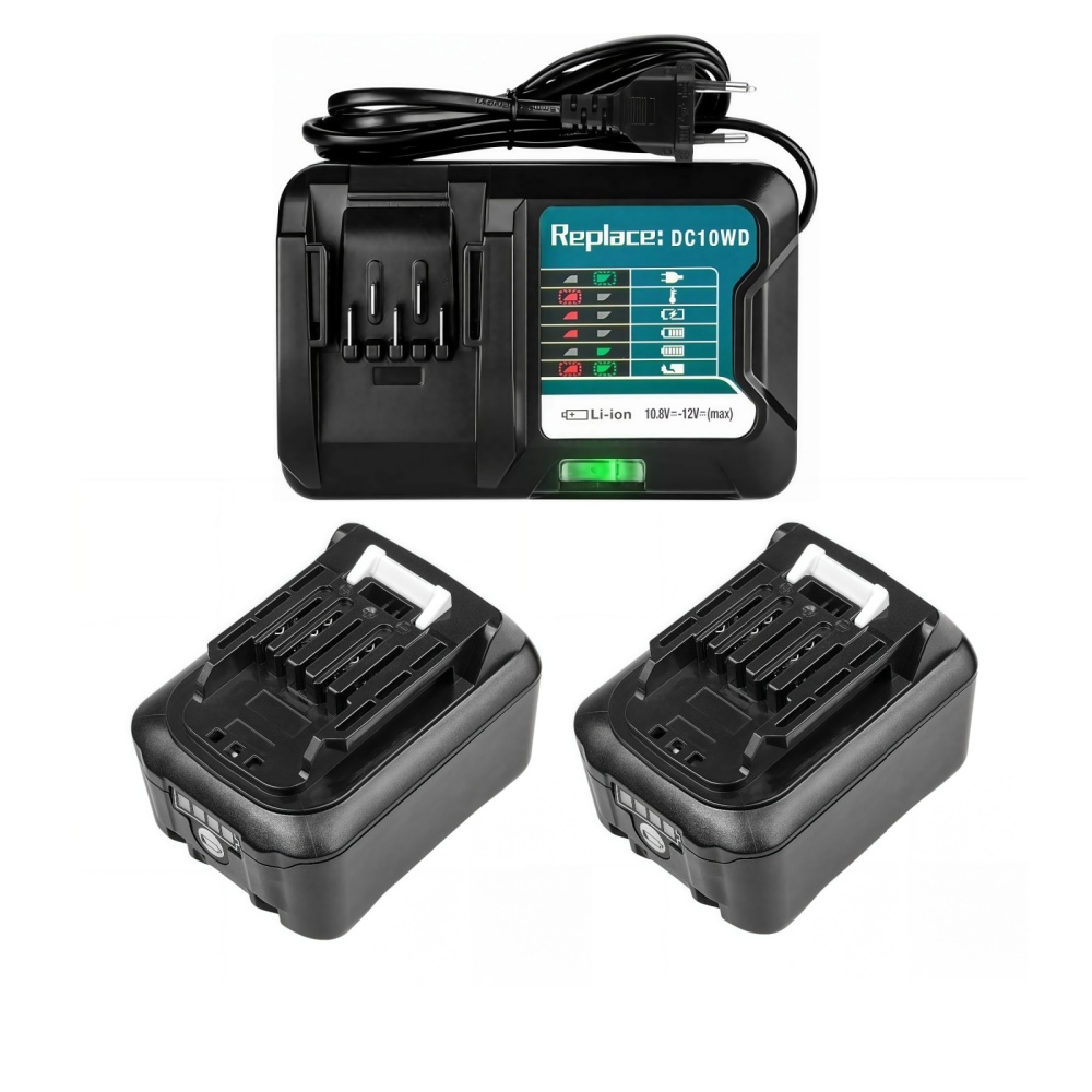 10.8V 12V 6A 充電式交換用リチウムイオンバッテリ - Makita Drill Hp1640 のレビューと価格