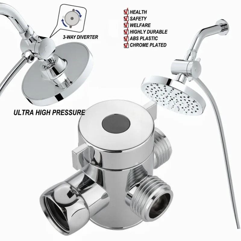 ダイバーターバルブ G1/2 スプリッター 2 または 3  - Shower Valve Cartridge のレビューと価格